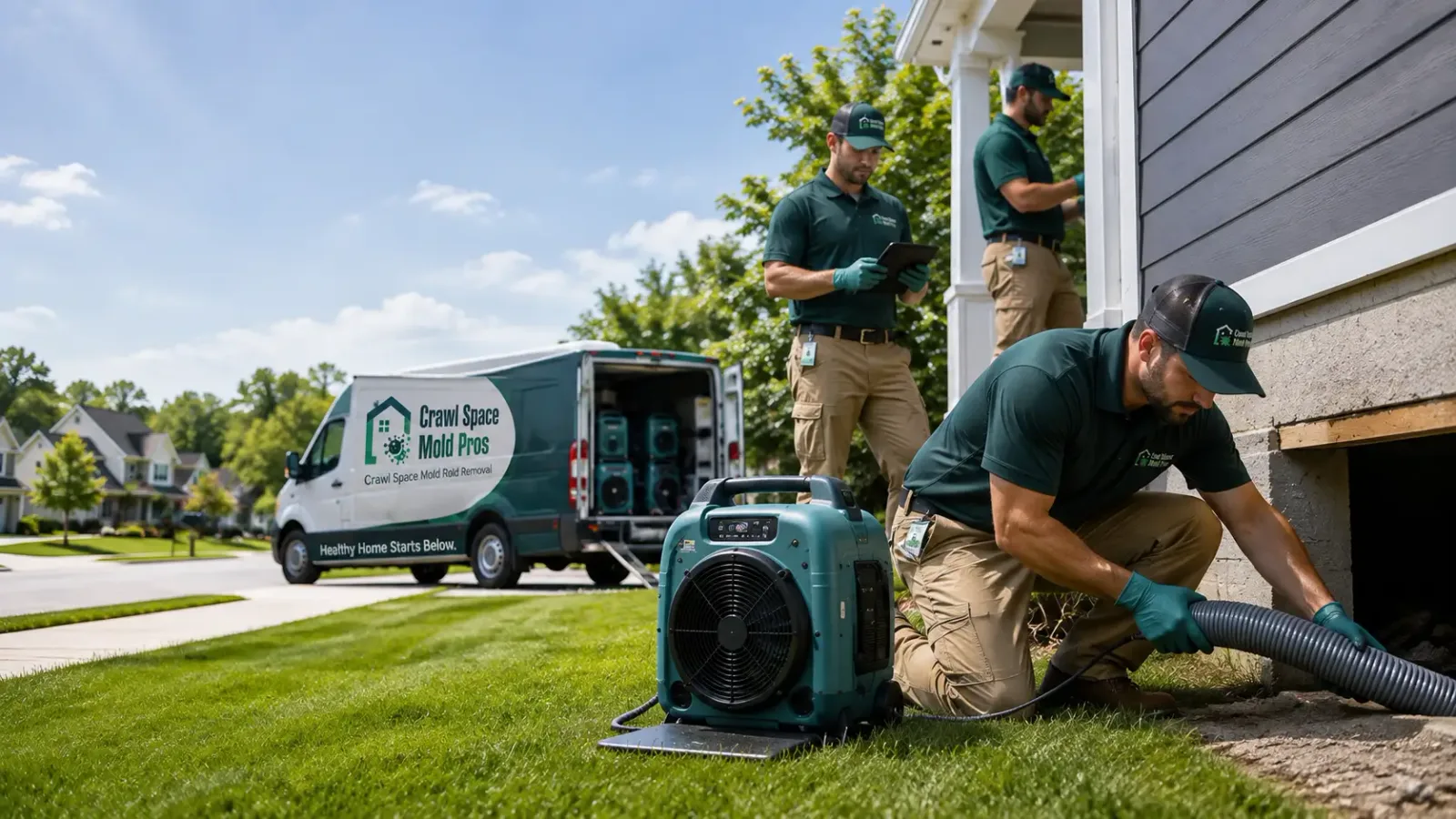 Crawl Space Mold Removal in Tilden, NE